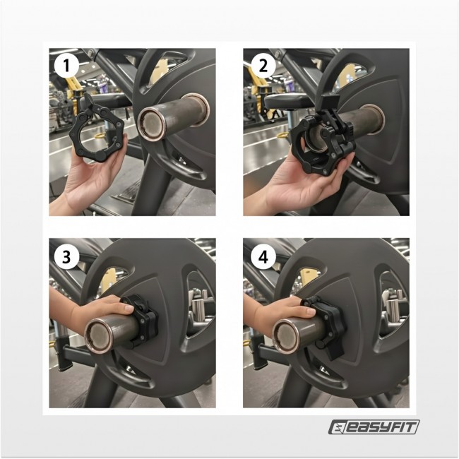 Зажимы для штанги 50 мм EasyFit Lock-Jaw (пара)