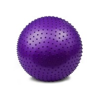Мяч для фитнеса EasyFit 65 см фиолетовый (фитбол массажный)