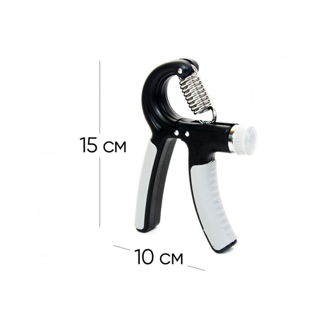 Еспандер кистьовий пружинний EasyFit 5-60 кг Сірий