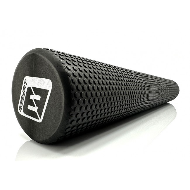 Масажний ролик EasyFit Foam Roller 90 см Чорний Масажний ролик EasyFit Foam Roller 90 см Чорний