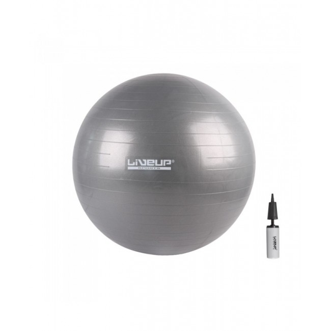 Фитбол (мяч для фитнеса, гимнастический) LiveUp ANTI-BURST 75 см LS3222-75g