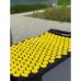 Аплікатор Кузнєцова / Масажний килимок акупунктурний 4FIZJO 72 x 42 см 4FJ0231 Black / Yellow