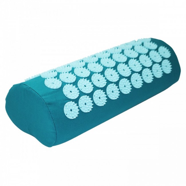 Аплікатор Кузнєцова / килимок акупунктурний з валиком SportVida 66 x 40 см SV-HK0283 Blue