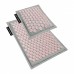 Аппликатор Кузнецова / Массажный коврик акупунктурный с подушкой 4FIZJO Eco Mat 68 x 42 см 4FJ0228 Grey/Pink