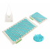 Аплікатор Кузнєцова / Масажний килимок акупунктурний з валиком 4FIZJO Eco Mat 68 x 42 см 4FJ0177 White / Sky Blue