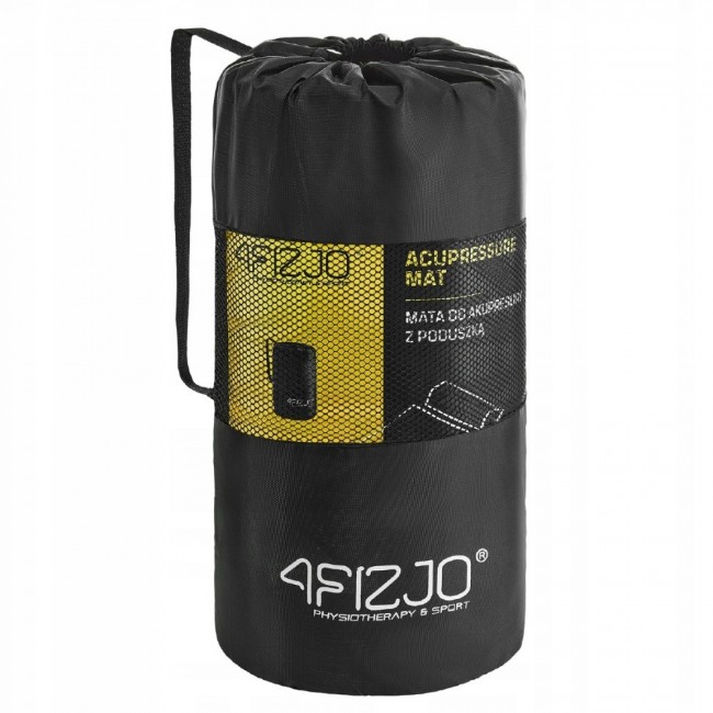 Килимок акупунктурний з валиком 4FIZJO Classic Mat Аплікатор Кузнєцова Grey/Pink (P-5907739313287)