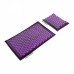 Аплікатор Кузнєцова / Масажний килимок акупунктурний з валиком 4FIZJO Eco Mat 68 x 42 см 4FJ0181 Purple