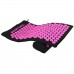 Аплікатор Кузнєцова / Масажний килимок акупунктурний з валиком SportVida 66 x 40 см SV-HK0352 Black / Pink