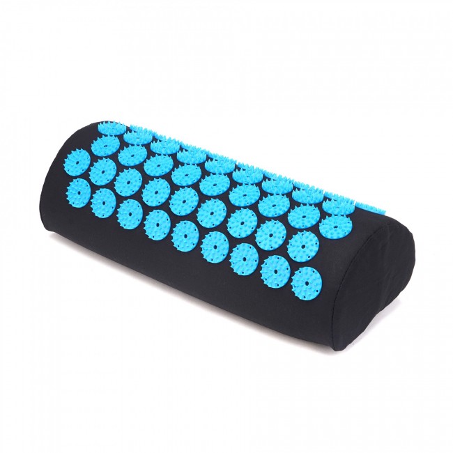 Аплікатор Кузнєцова / килимок акупунктурний з валиком SportVida 66 x 40 см SV-HK0407 Black/Blue