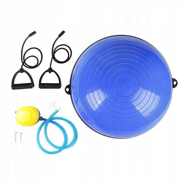 Балансировочная платформа полусфера для фитнеса Springos Bosu Ball 57 см BT0001 Blue