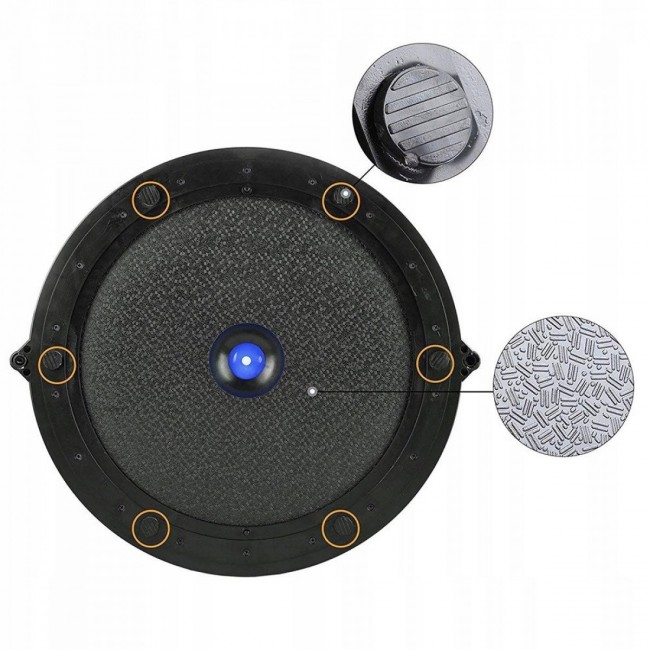 Балансировочная платформа полусфера для фитнеса Springos Bosu Ball 57 см BT0001 Blue