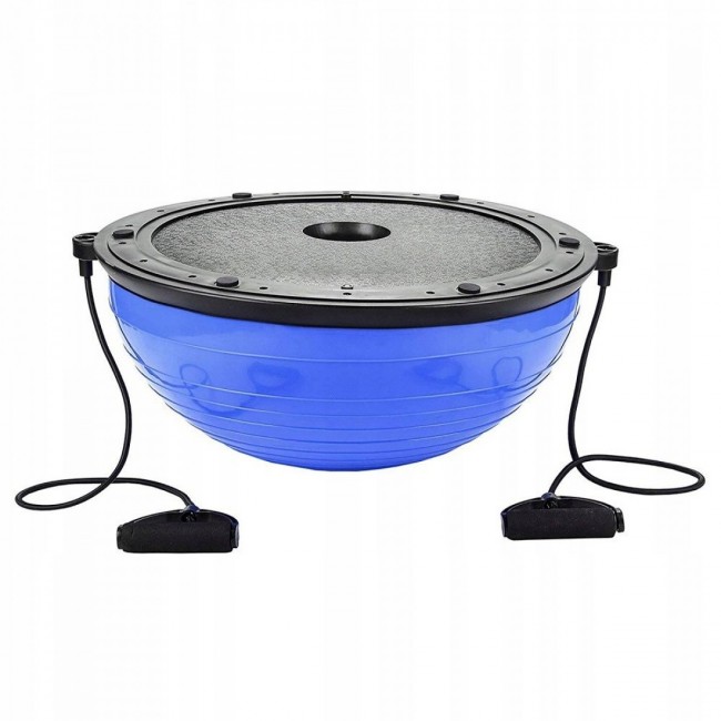 Балансировочная платформа полусфера для фитнеса Springos Bosu Ball 57 см BT0001 Blue