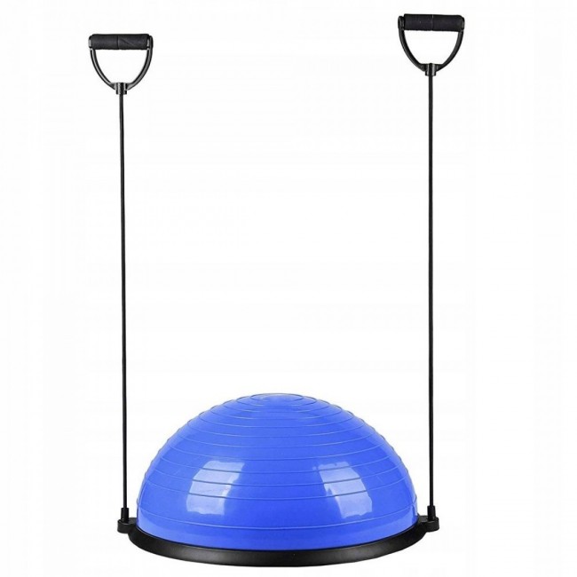 Балансировочная платформа полусфера для фитнеса Springos Bosu Ball 57 см BT0001 Blue