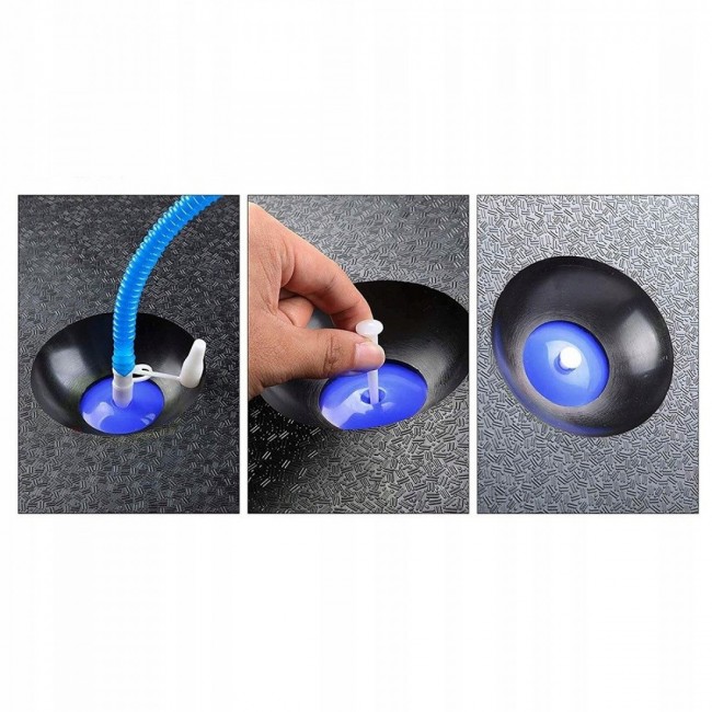 Балансировочная платформа полусфера для фитнеса Springos Bosu Ball 57 см BT0001 Blue