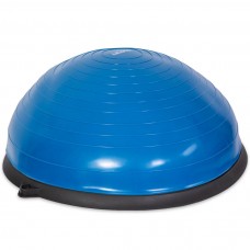 Балансировочная платформа полусфера для фитнеса Bosu с эспандером USA Style LEXFIT синий, LGB-1524