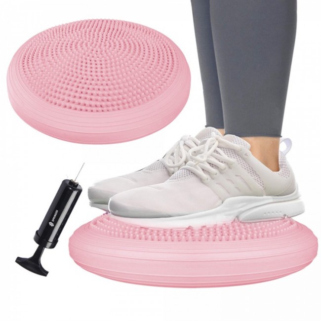 Балансировочная подушка массажная Springos PRO FA0089 Pink