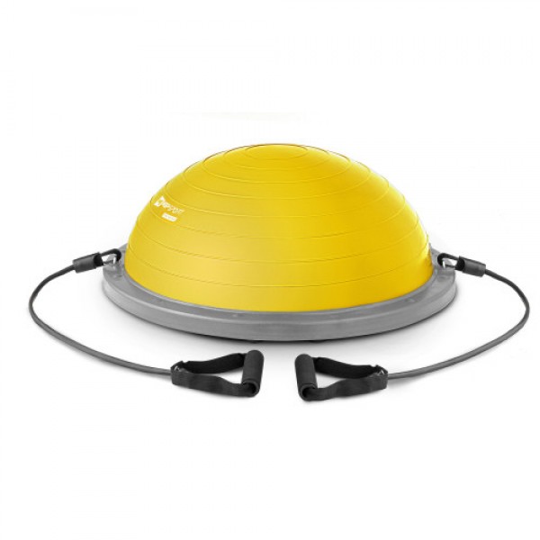 Балансувальна платформа півсфера Bosu Hop-Sport HS-L058 жовта