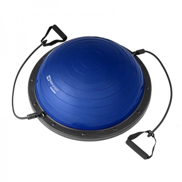 Балансировочная платформа полусфера Bosu Hop-Sport HS-L058 синяя