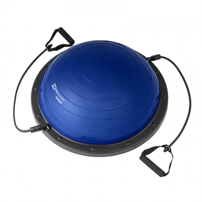 Балансировочная платформа полусфера Bosu Hop-Sport HS-L058 синяя
