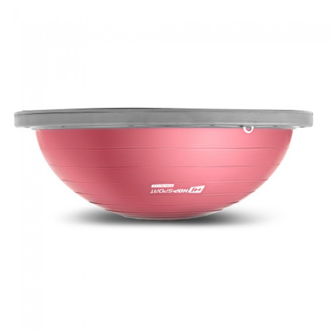 Балансувальна платформа півсфера Bosu Hop-Sport HS-L058 рожева