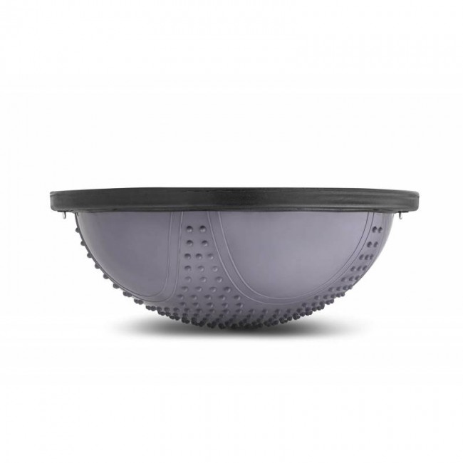 Балансировочная платформа полусфера с вкраплениями Hop-Sport HS-MB058B серая