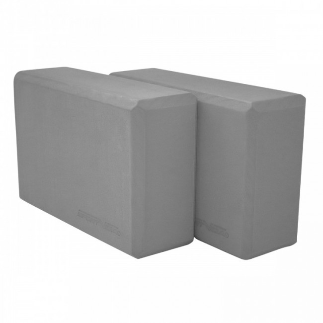 Блок для йоги (кирпич) 2 шт SportVida SV-HK0155-2 Grey Блок для йоги (кирпич) 2 шт SportVida SV-HK0155-2 Grey