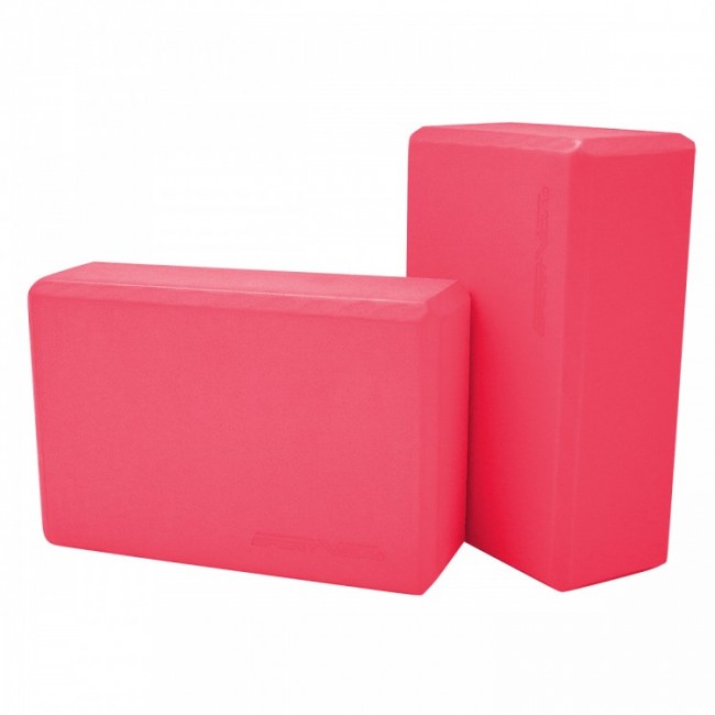 Блок для йоги (кирпич) 2 шт SportVida SV-HK0168-2 Pink