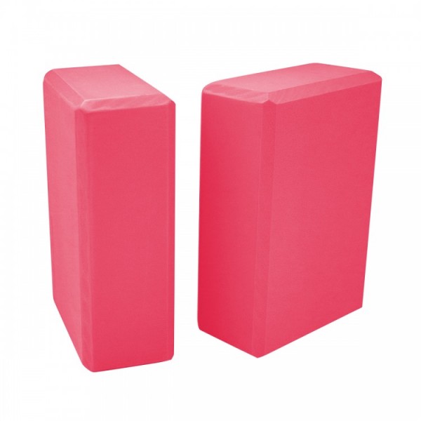 Блок для йоги (кирпич) 2 шт SportVida SV-HK0168-2 Pink