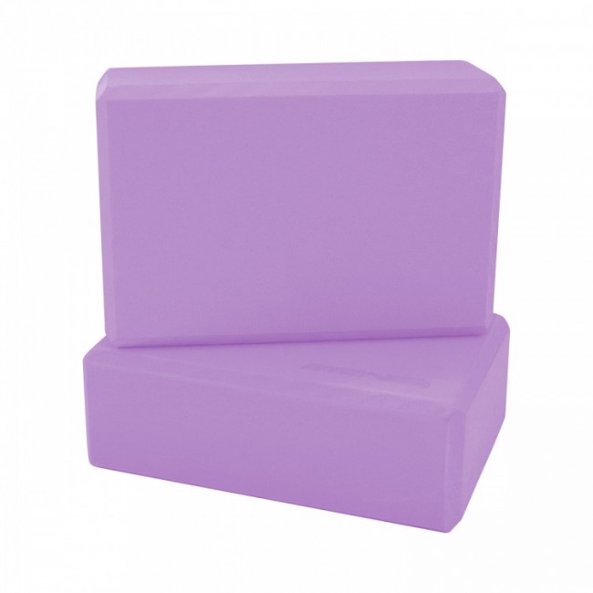 Блок для йоги (кирпич) 2 шт SportVida SV-HK0174-2 Violet