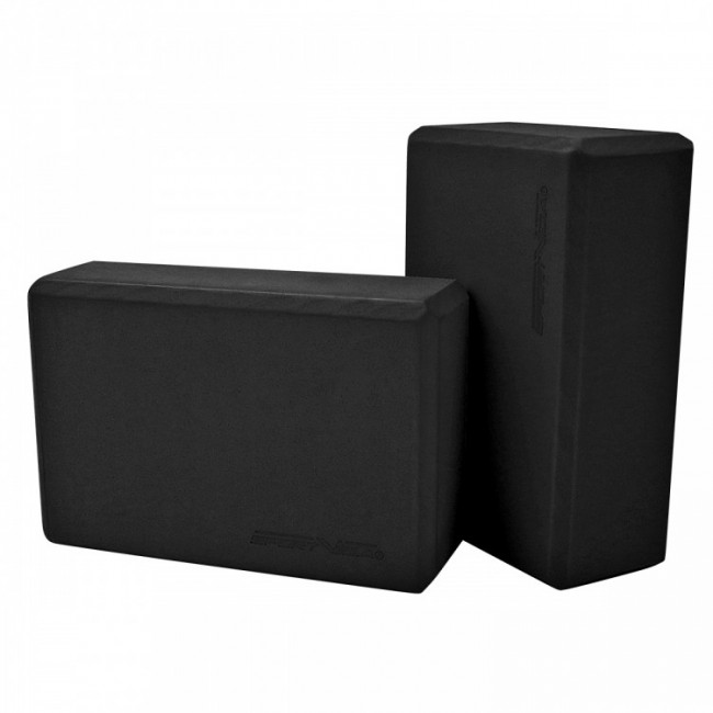 Блок для йоги (кирпич) 2 шт SportVida SV-HK0175-2 Black