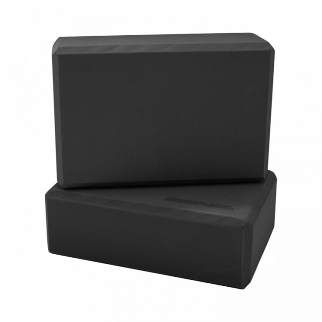 Блок для йоги (кирпич) 2 шт SportVida SV-HK0175-2 Black