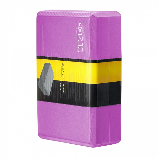 Блок для йоги 4FIZJO 23 x 15 x 7.6 см Purple (P-5907739312679)