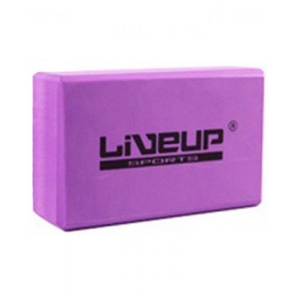 Блок для йоги (кирпич) LiveUp EVA BRICK, LS3233A-p