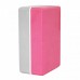 Блок для йоги (кирпич) двухцветный SportVida SV-HK0336 Pink/Grey