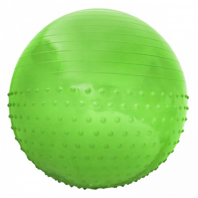 М'яч для фітнесу (фітбол) полумассажний SportVida 55 см Anti-Burst SV-HK0291 Green М'яч для фітнесу (фітбол) полумассажний SportVida 55 см Anti-Burst SV-HK0291 Green