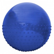 М'яч для фітнесу (фітбол) полумассажний SportVida 65 см Anti-Burst SV-HK0292 Blue