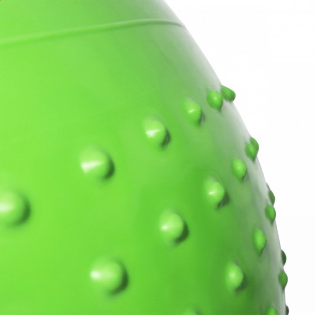 М'яч для фітнесу (фітбол) полумассажний SportVida 65 см Anti-Burst SV-HK0293 Green