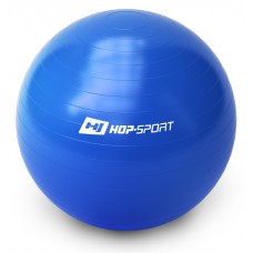 Фитбол (мяч для фитнеса, гимнастический) Hop-Sport 65cm blue + насос