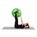 Фитбол, гимнастический мяч для фитнеса Hop-Sport 55 см зеленый + насос