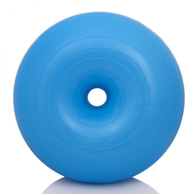 М'яч для фітнесу (пончик) Majestic Sport Air Ball Donut 50 x 28 см Anti-Burst GVP5030
