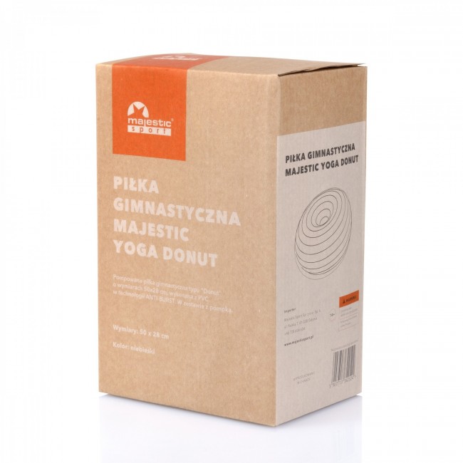 М'яч для фітнесу (пончик) Majestic Sport Air Ball Donut 50x28 см Anti-Burst GVP5030/P
