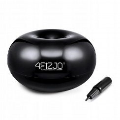 Мяч для фитнеса (пончик) 4FIZJO Air Ball Donut 50 x 27 см Anti-Burst Black (P-5907739312952)