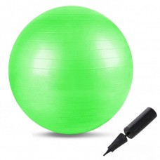 М'яч для фітнесу (фітбол) Springos 65 см Anti-Burst FB0002 Green