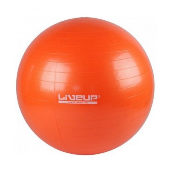 Фітбол, гімнастичний м'яч для фітнесу LiveUp GYM BALL 55 см LS3221-55o