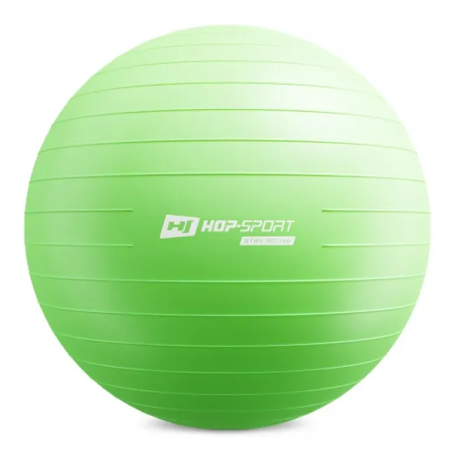 Фітбол Hop-Sport 85см зелений + насос 2020