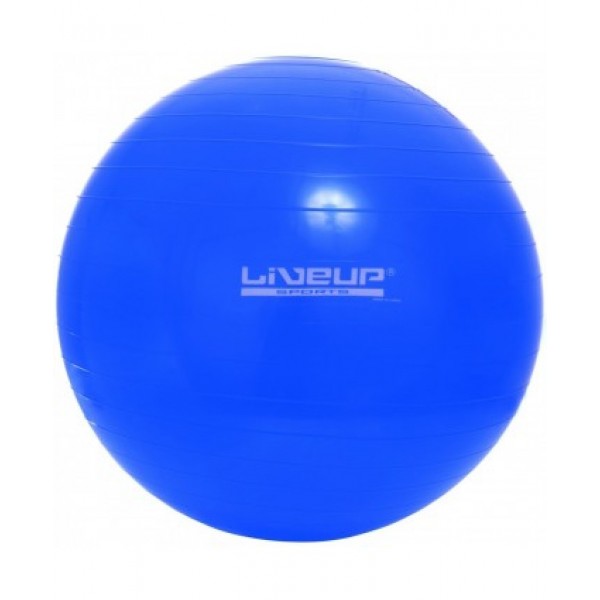 Фитбол, гимнастический мяч для фитнеса LiveUp GYM BALL 65 см LS3221-65b