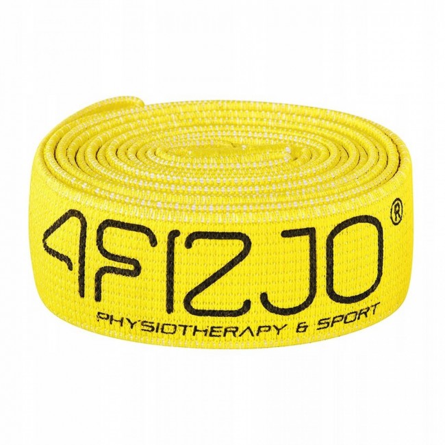 Эспандер-петля 4FIZJO Flex Power Band из ткани 27-35 кг Yellow (P-5907739313126)