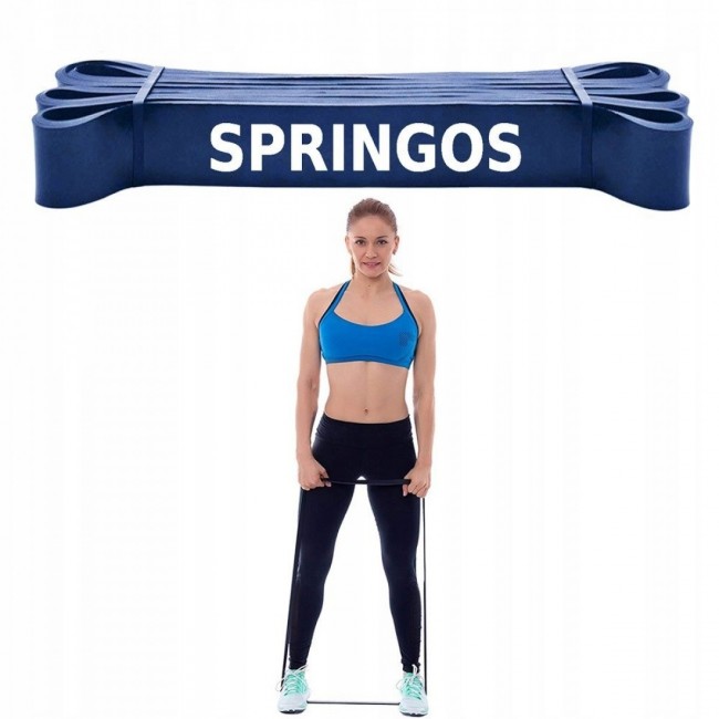 Гума для підтягувань і спорту (силова стрічка) Springos Power Band 64 мм 37-46 кг PB0005