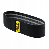 Резинка для фитнеса и спорта тканевая 4FIZJO Hip Band 25-30 кг Black/Grey (P-5907739310286)