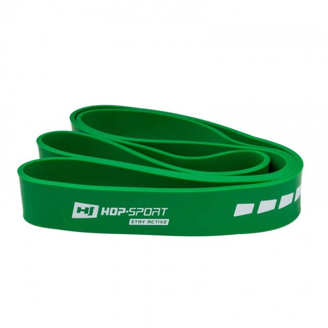 Гумка для підтягувань (силова стрічка) 23-57 кг Hop-Sport HS-L044RR зелена